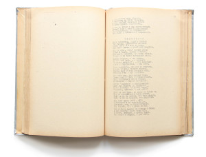 Samizdat collection of poems and song lyrics by Vladimir Vysotsky, published shortly after the famous Soviet bard’s death in 1980.  Photo by Rossica Berlin Rare Books. 