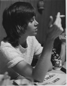 Jane Fonda at Oleo Strut Coffee House Killeen Texas circa May 1970 Photo by Thorne Dreyer/ Space City