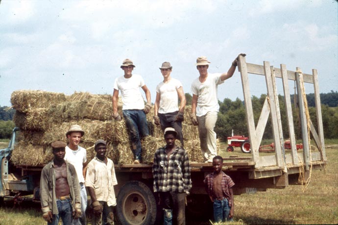 Bill Ferris and his brother worked alongside the African American families who lived on their farm.