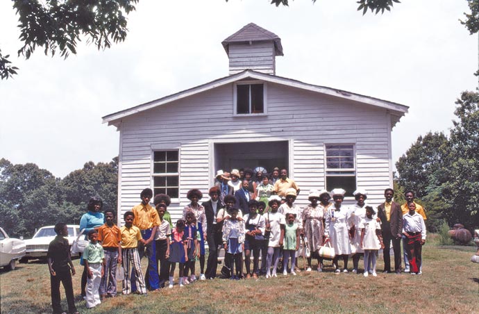 The Rose Hill Church congregation, 1967.