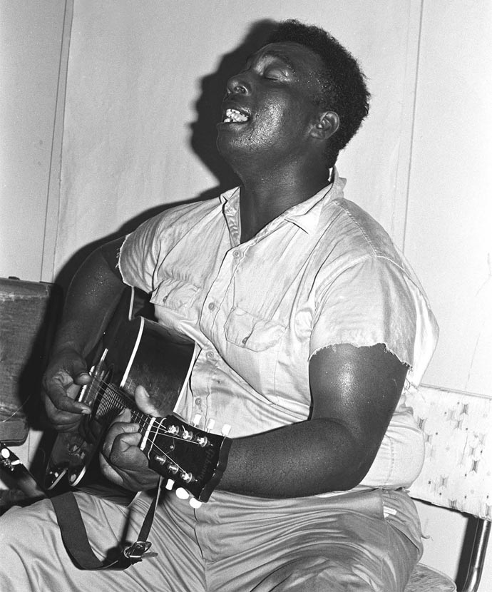 Sonny Boy Watson at his home in Stoneville, Mississippi, 1968.