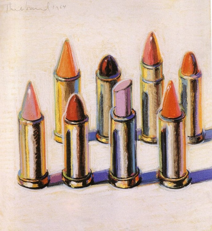 WayneThiebaud-EightLipsticks